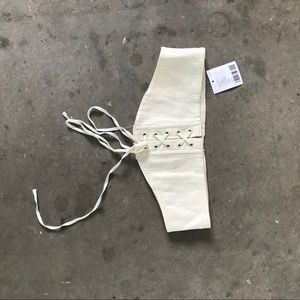 Urban outfitters canvas corset belt